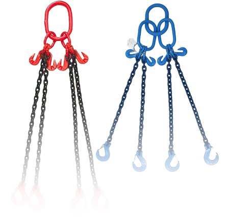 4 Leg Chain Slings (3.1 to 67 Tonne)