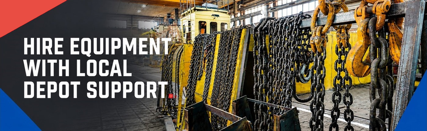 Hire Equipment With Local Depot Support