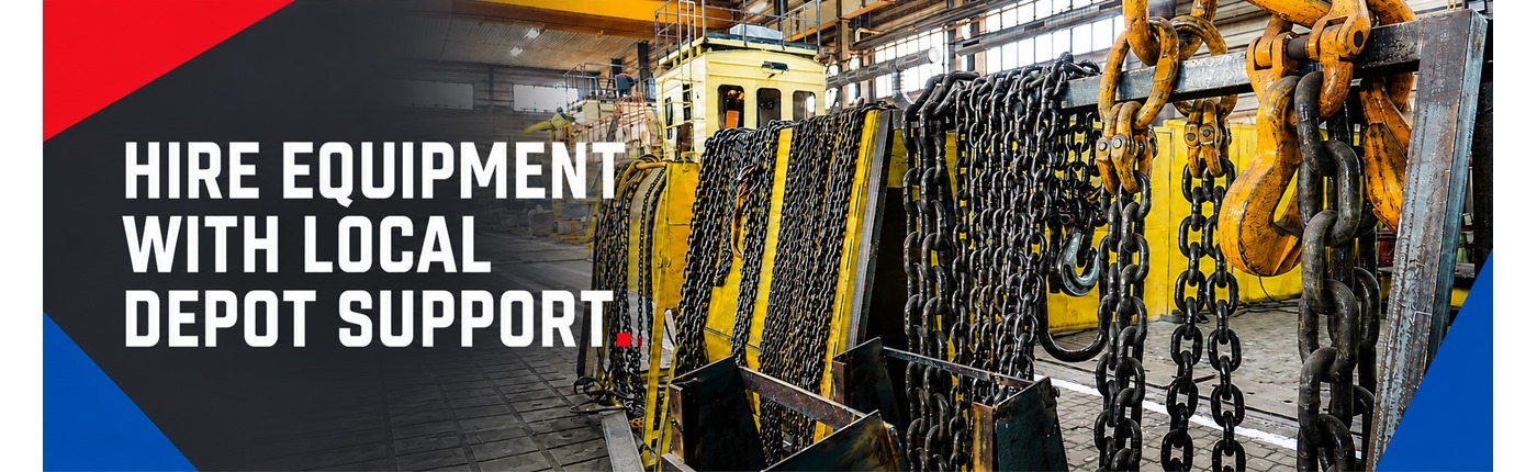 Hire Equipment With Local Depot Support