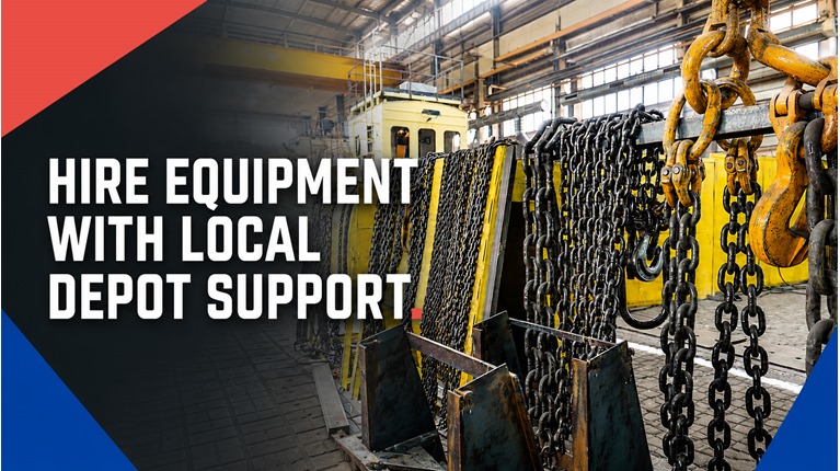 Hire Equipment With Local Depot Support