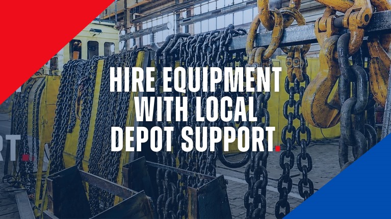 Hire Equipment With Local Depot Support