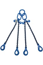 30 tonne Grade 100 4Leg Chainsling c/w Safety Hooks