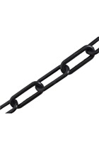 6mm BLACK Plastic Link Chain