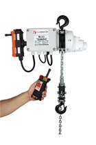 Radio Controlled Electric hoist 500kg, 110 volt c/w bag