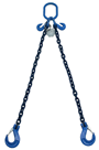 Special Offer 5.6 tonne Grade 100 x 3mtr 2-Leg Chainsling c/w Latch Hooks