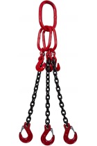 Special Offer 1mtr EWL, 3-Leg 6.7tonne Chainsling (Latch Hooks)