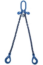 9.4 tonne Grade 100 2Leg Chainsling c/w Safety Hooks
