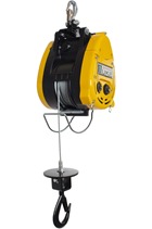 300kg 110volt Wire Rope Hoist c/w Hook Attachment 30mtr Lifting Height