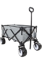 Multi-Purpose Folding Camping Trolley Cart with Big Boy Wheels