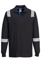 Portwest FR711 WX3 Flame Resistant Long Sleeve Polo 