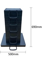 Eco-Stak 130 Kit 5 Stackable Jacking Blocks