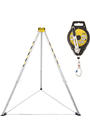 Lightweight Rescue Tripod and 25mtr Fall Arrest Retrieval Block