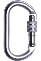 Karabiner Screw Lock ( steel ) AZ011