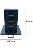 Eco-Stak Plus 100 Kit 4 Stackable Jacking Blocks