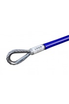 7mm Galvanised Steel Wire Anchor Strop - Blue