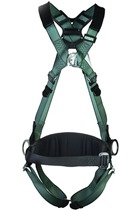 MSA V-FORM Multi-purpose Full Body Harness Qwik-Fit Leg Buckles