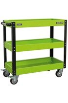 Sealey CX110HV Heavy Duty Workshop Trolley 3-Level - Hi-Vis Green