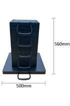 Eco-Stak 130 Kit 4 Stackable Jacking Blocks