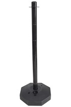 Black Plastic Safety Post with base