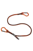 Hi Vis Shock Absorbing Tool Tether Lanyard with Carabiner by JORESTECH