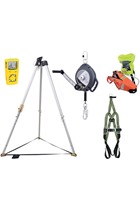 Kratos Confined Space Rescue Kit c/w 10mtr Fall Arrester with Recovery Winch, Gas Detector, Breathing Apparatus & Harness