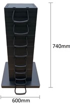 Eco-Stak Plus Mix Kit 5 Stackable Jacking Blocks