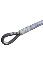 7mm Stainless Steel Wire Anchor Strop - Clear
