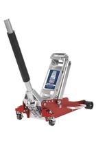 Sealey RJA1550 1.5tonne Aluminium Low Profile Trolley Jack with Rocket Lift