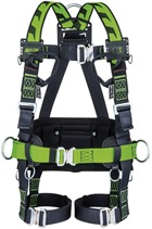 Miller 1033537 Bodyfit H-Design Size 2 4-point Full Body Harness 2 Loops