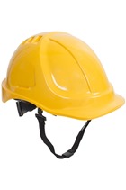 Yellow Premium Safety Helmet Ratchet Adjustment EN397