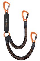 Heightec LE2T175K FLEXOR 1.75mtr Elasticated Twin Lanyard 