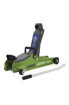 Sealey 1020LEHV 2tonne Low Profile Short Chassis Trolley Jack Hi-Vis Green