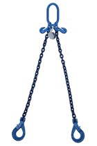 Special Offer 2tonne 2-Leg x 1mtr Grade 100 Chainsling c/w Safety Hooks