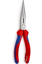 KNIPEX 2612200T Snipe Nose Side Cutting Pliers with Tether Attachment Point