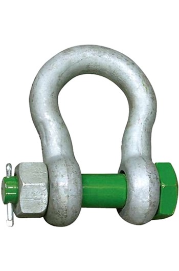Green Pin 8.5ton Alloy Bow Shackle Safety Pin