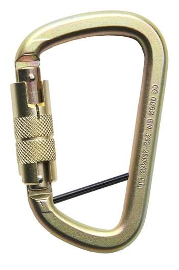 AZ017T Twist Lock Karabiner c/w Locking Pin