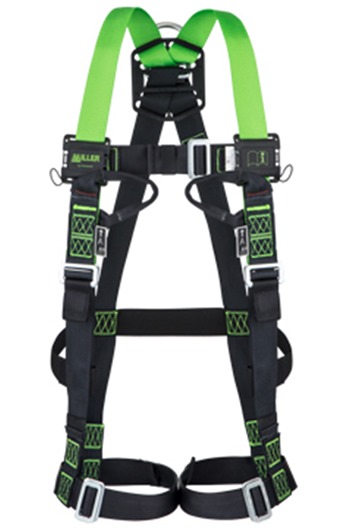 Miller 1032841 H-Design Size 3 2pt Rapco Full Body Harness 2 Loops