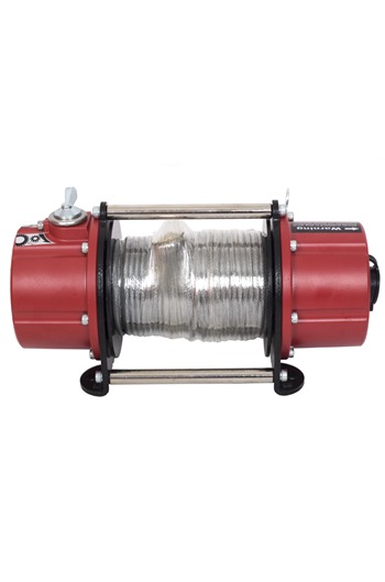 Battery Powered Portable Winch, Pulling force 750kg.