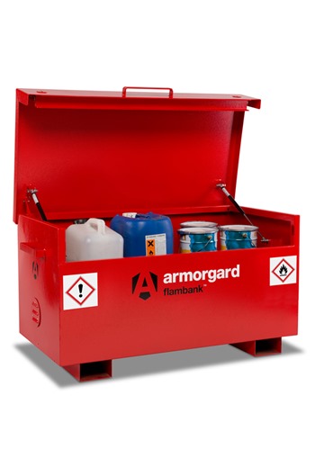 Armorgard FB2 FlamBank Hazardous Site Storage Box 1275x665x660mm