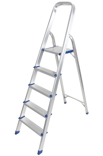 Aluminium Foldable Step Ladder 5 tread