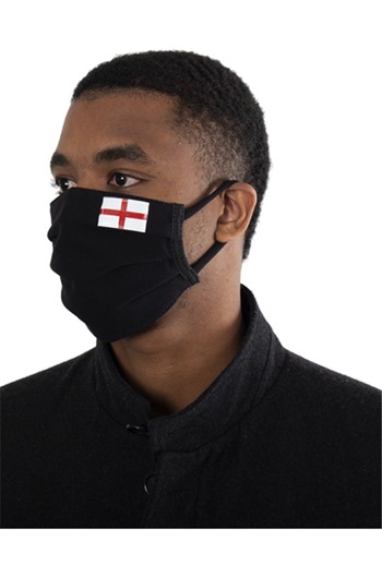 Pack of 2x 'England' Two Layer Reusable Cotton Face Masks