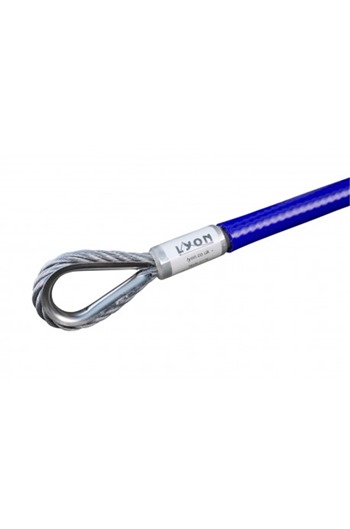 7mm Galvanised Steel Wire Anchor Strop - Blue