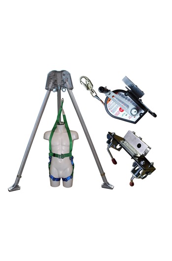 Abtech Safety CST6KIT Confined Space Kit with 30mtr Man Riding Winch & Rescue Harness