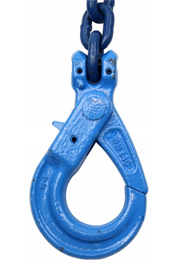 2 Tonne Grade 100 2 Leg Chainsling c/w Safety Hooks