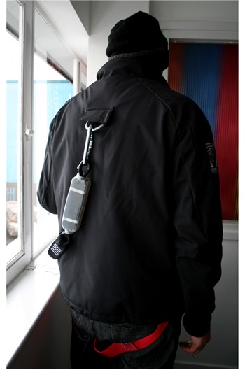 Clearance Black Jacket Safety Harness, Wind Breaker/Water Proof 
