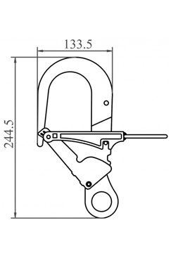 Kratos FA6001602 Anchorage Hook for Telescopic Pole