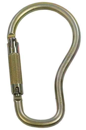 IKAR IKV17 Large Steel Twist Lock Scaffold Karabiner