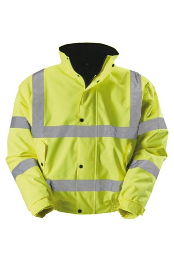 Hi-Viz Yellow Bomber Jacket, Available in M, L, or XL