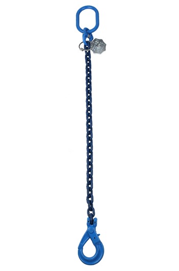 19 tonne Grade 100 1Leg Chainsling c/w Safety Hook