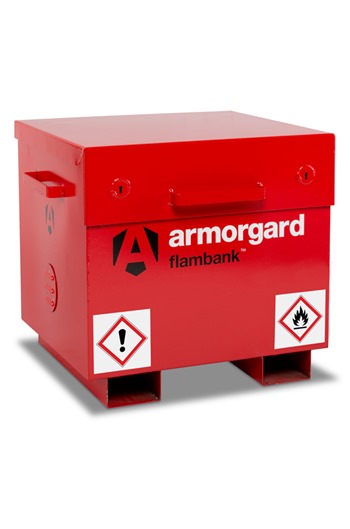 Armorgard FB21 FlamBank Hazardous Site Storage Box 765x675x670mm